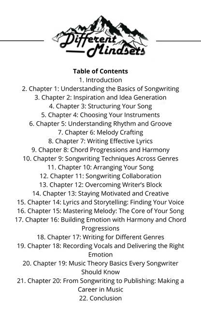 Musical Mindset: Ultimate Guide to How to Write Music