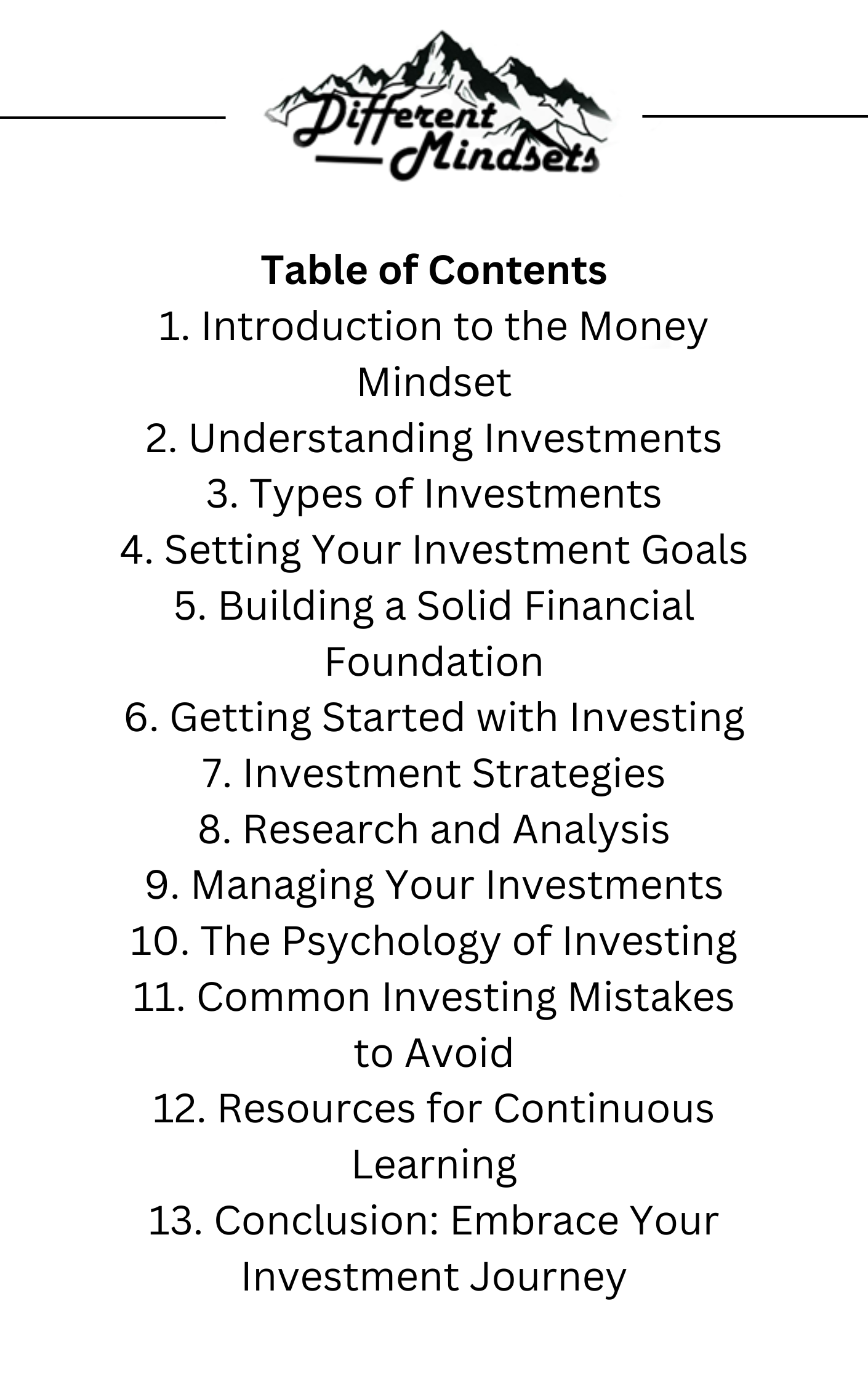 Money Mindset: A Guide on How to Start Investing